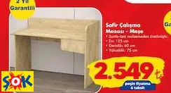 GARAJ HOME SAFİR ÇALIŞMA MASASI MEŞE GARAJ HOME SAFİR ÇALIŞMA MASASI MEŞE